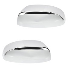 2pcs Upper Chrome Mirror Cap Plated for Silverado Sierra 1500 2500 3500HD 2007