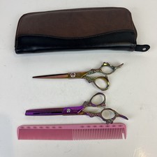 Purple Professional Hairdressing Scissors Thinning Hairdressing Scissor