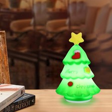 Kinder LED Weihnachtsbaum Nachtlicht Touch Dimmbar USB AKKU Tisch Leuchte Lampe