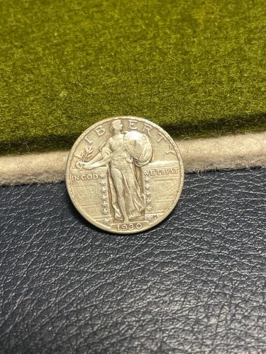 (#102134) Standing Liberty Quarter: 1930   XF  (See video!)