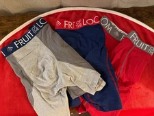 fruit of the loom breathable boxers size large nwot - three pack