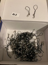 100 PIECES Women Men Boy Girl Phone Strap Charm Flowers Cellphone Jewelry Beads