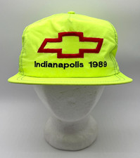 VTG Indianapolis Chevy Hat 1989 Deadstock Adjustable Strap Made in USA