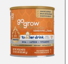 2 cans Go Grow 360 Care Sensitive Similac Toddler Nutritional Drink With 5