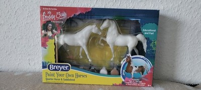 Breyer Activity Paint your own horses Quarter Horse & Saddlebred Mal Set Neu OVP