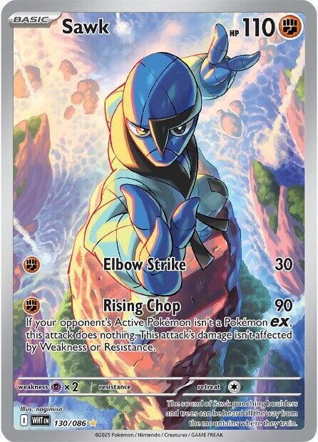 Sawk Illustration Rare SV: White Flare 130/086 Holo NM