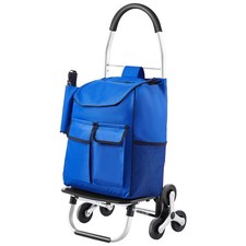 Uimoso Foldable Stair Climber Cart with 36L Storage Bag and 6-Wheel Design