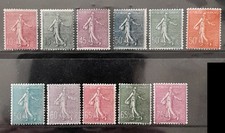 1900 - FRANCE Semeuses Lignées NAC et SG - LB007
