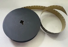 Vintage 100FT FILM SPOOL TAKE UP REEL for BOLEX 16MM MOVIE CAMERA with Test Film