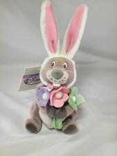 Disney Store Easter Bunny Gopher Plush 7" Mini Bean Bag Stuffed Animal NEWw Tags