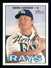 2016 Topps Heritage #501 Hank Conger Tampa Bay Rays 63778
