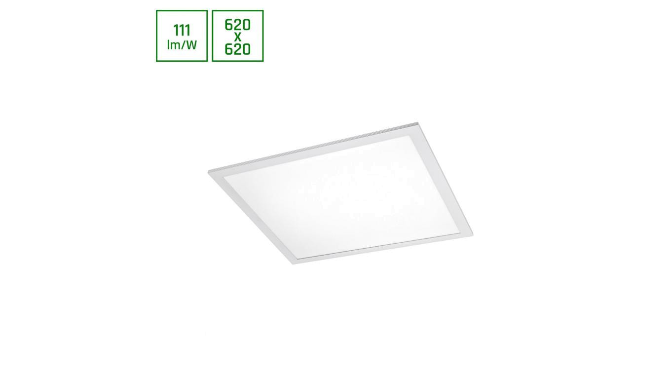 АЛЬГИНОВАЯ ПАНЕЛЬ 35W CW 230V 120st IP20 IK06 620x620x10 мм BIAŁY