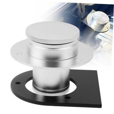 17-2530 Aluminum Remote Fuel Tank Filler Neck Gas Cap & Weld-On Steel Bracket