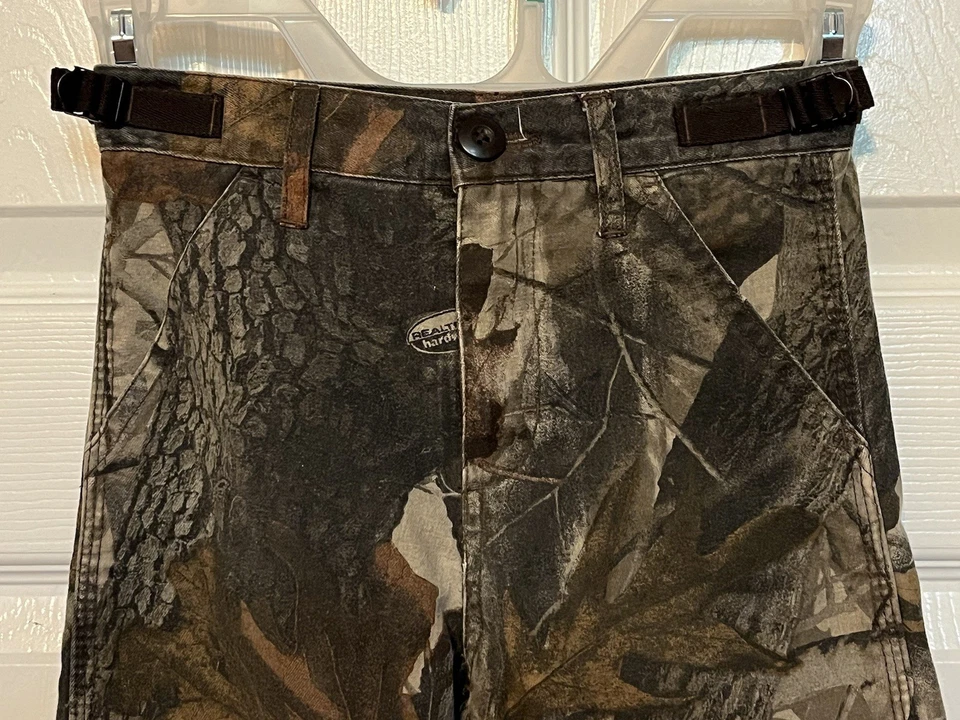 Liberty Camo Pants Boys Sz 4/5 Realtree Hardwoods Camouflage Hunting Cargo - Image 4 of 4