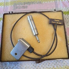 Texas Transducer Acoustic Guitar Pickup Mandolin w/box Switchcraft Adp 1/4×1/8