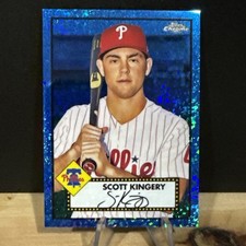 2021 Topps Chrome Platinum - Scott Kingery #347 Blue Mini-Diamond Refractor /199