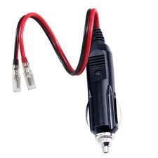 1PACK 12Volt Replacement Cigarette Lighter Male Plug with Leads - Car 1PACK