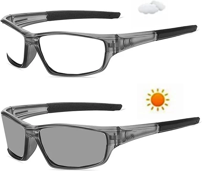 Gafas de lectura para hombre Visión ajustable Sol Fotocromáticas Deportes al aire libre Presbicio Foto 4 de 4
