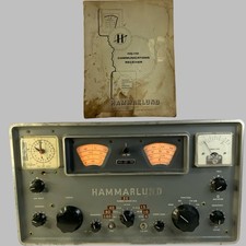Vntage Hammarlund HQ-110 Ham Radio Communication Receiver UNTESTED Parts/Repair