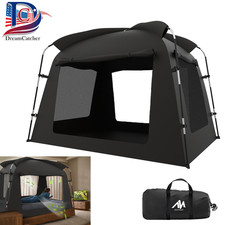 Twin/Full Bed Tent Blackout Private Space to Sleep Play Breathable Dream Canopy