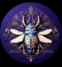 1 Oz .999 Fine Silver Hayleybug Clockwork Scarab #24 Of 30