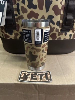 YETI RAMBLER 20 WETLANDS CAMO Tumbler UNRELEASED Limited Edition