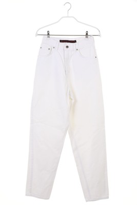 MALIBU Straight Cut Jeans High Waist XS weiß