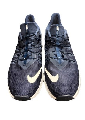 Nike Quest Navy Blue White Running Shoes Mens SZ 13. AA7403-400 Low Top Sneakers