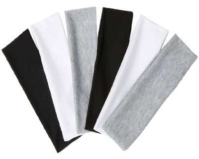 Hair Bands For Women Thin Cloth Headbands Soft Stretchy Solid Accessories
