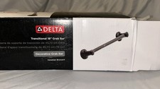 Delta Transitional 18" Decorative Straight Grab Bar Venetian Bronze ADA 41718-RB