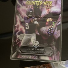 Wild Card Haunted Hits Monster Hunt J.J. McCarthy Serial #3/4 Football /4