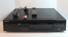 Sony CDP-391 Black Vintage Compact Disc CD Player July 1990 Tested and Working