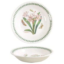 Portmeirion Botanic Garden Belladonna Lily 8" Individual Pasta Bowl