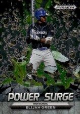 2022 Panini Prizm Draft Picks #PS-EG Elijah Green Power Surge Prizms Silver