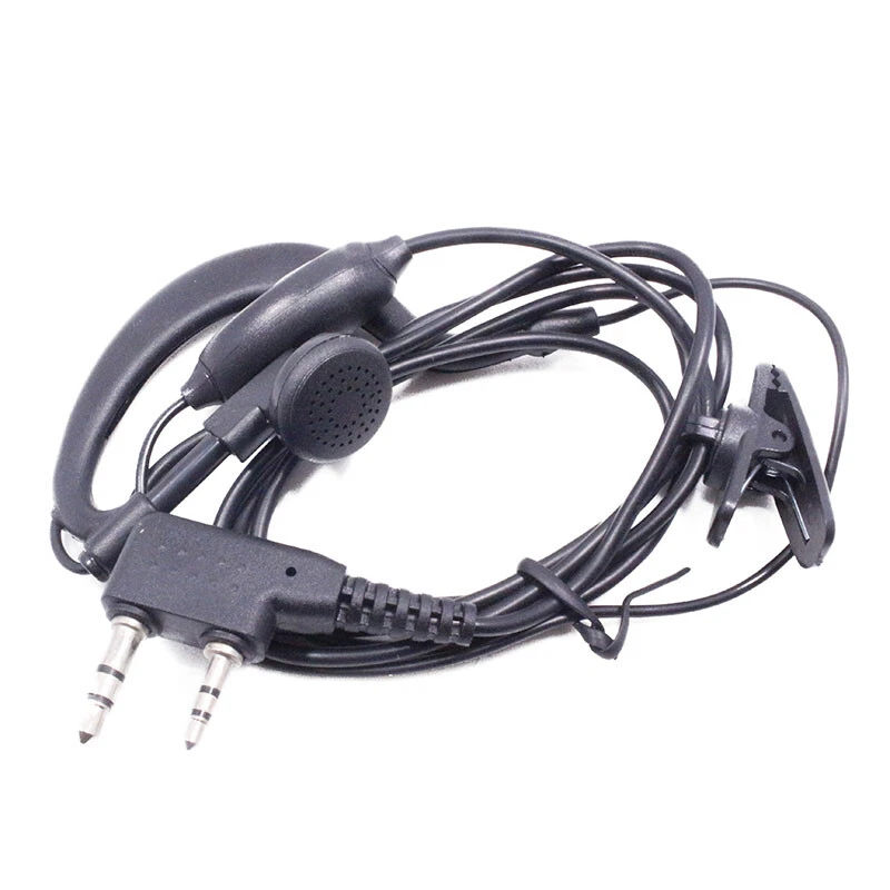 10pcs baofeng ham radio 2pin K port earpiece ptt mic headset for baofeng UV-5R - Image 3 of 4