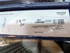 ​GROHE 27891000 Euphoria Cube/Stick Handheld Shower/Bar/Hose StarLight Chrome