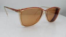 Vintage Tura 324 Brown Translucent Oval Japan Sunglasses FRAMES ONLY