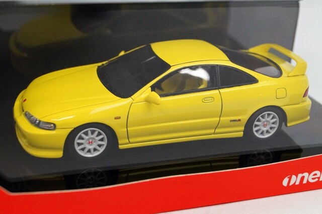Onemodel 1 18 One15b05 08 Honda Integra Type R Dc2 98 Spec Yellow For Sale Online Ebay