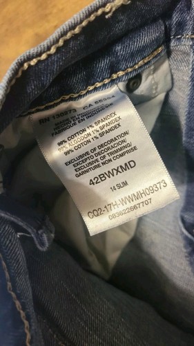 Youth Boys 14 Wrangler 20X Cowboy Jeans Adjustable Waist Stretch Slim 42BWXMD - Picture 6 of 8