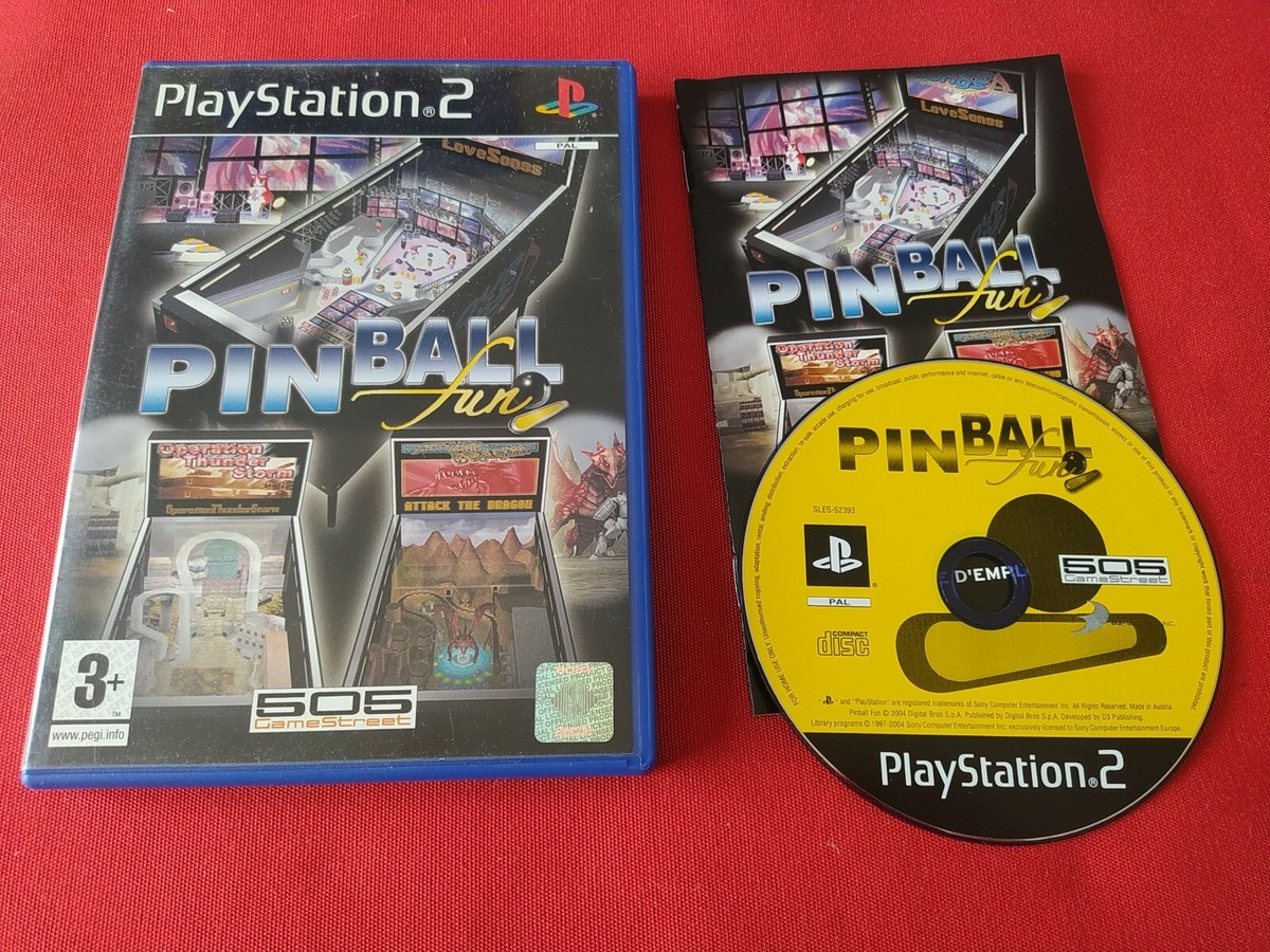 Pinball Fun – Jeu PS2 Complet PAL (Sony) – Très Bon état
