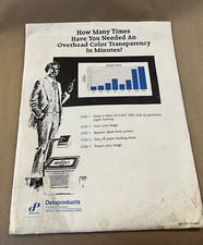 Data products The Printer Company Over Color Transparency NEW IN UNOPENED PACK