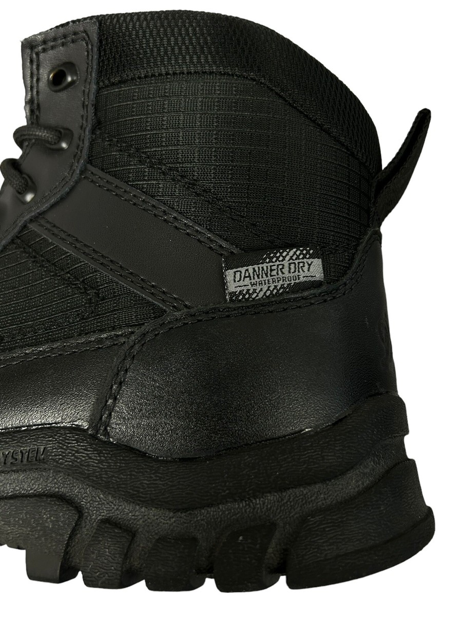 DANNER Lookout Side-Zip 5.5” Black Tactical Soft Zip Boots  display picture 1