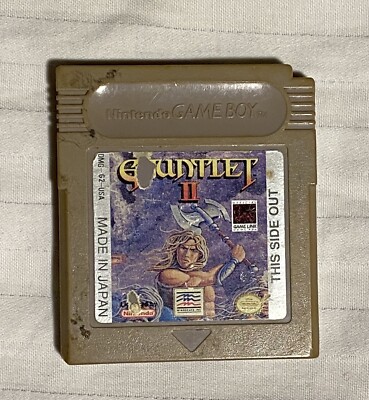 Gauntlet II (Nintendo Game Boy, 1991) Cartridge Only ** Tested & Working!