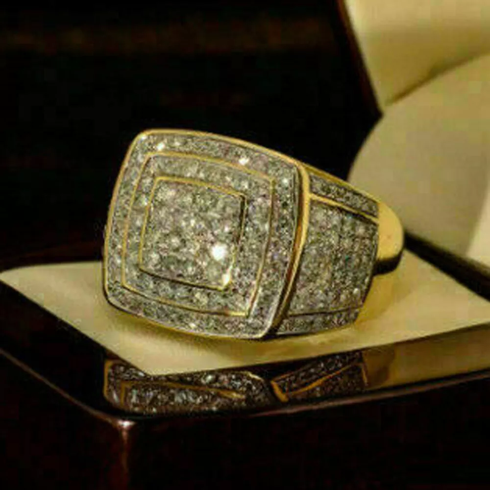 Gold plated pinky ring sale