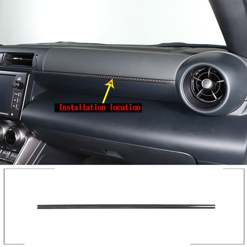 Carbon Fiber Co-Pilot Central Dashboard Trim Fit For Toyotā 86/Subar-u BRZ 2022+ - Bild 3 von 11
