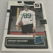 2022 Donruss Football Jeremy Ruckert New York Jets Rookie Card #391