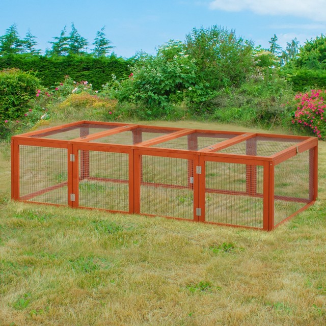 large folding rabbit run