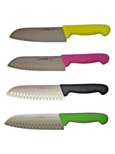 Giesser Santoku Kochmesser Küchenmesser Gastromesser Kullenschliff 18cm