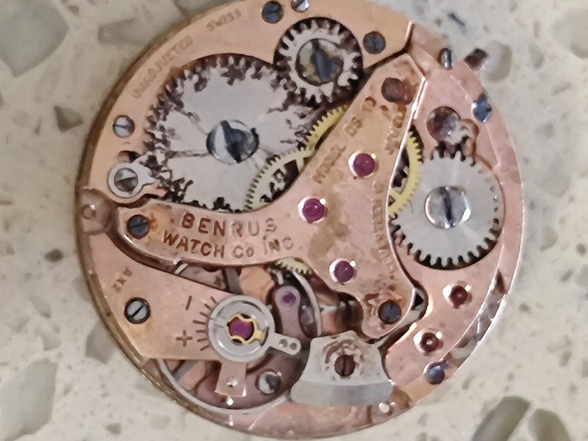 PIECE HORLOGERIE MONTRE AS 11 1/2 1475 incabloc UN AXE DE
