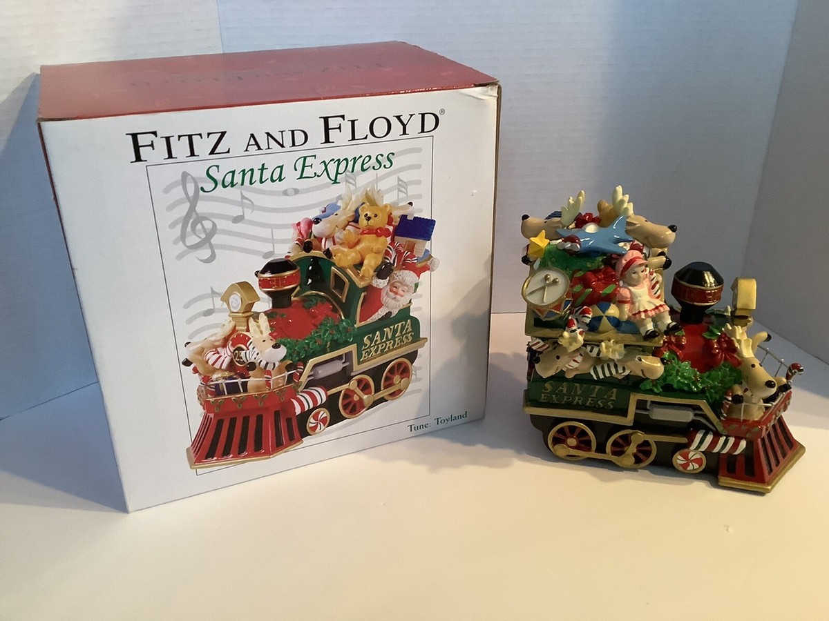 Fitz and Floyd Santa Expressオルゴールクリスマス